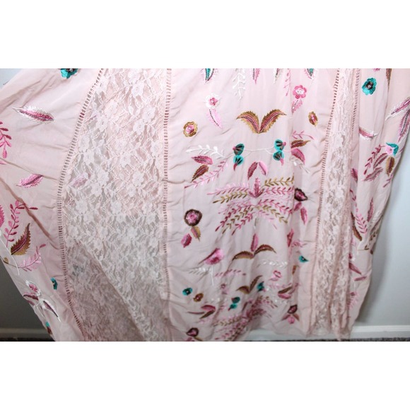 NWT Frock & Frill Allover Embroidered Maxi Dress Beaded Plus Size 24 H14122 - Picture 9 of 12